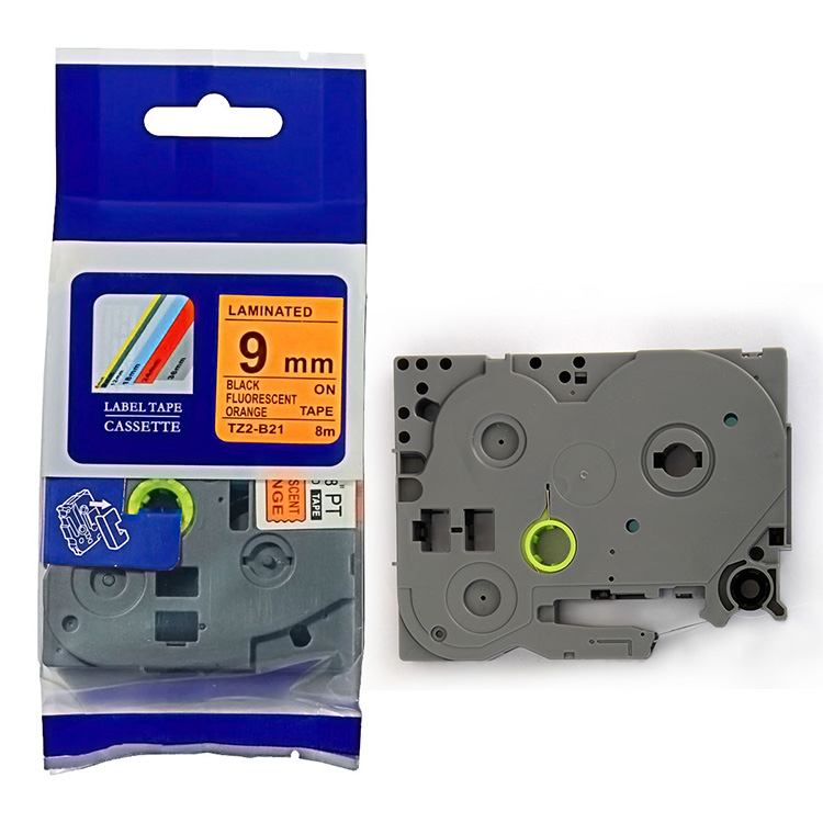 Compatible TZ Label Tape Cartridge TZB21 Label Tape Cassette TZEB21